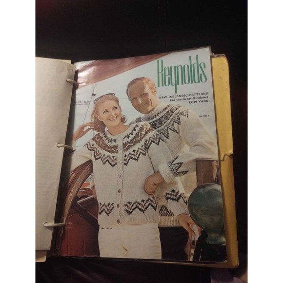 Trapper Keeper full of Vintage Knitting Patterns - Picture 4 of 9